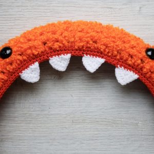 Crochet Monster Steering Wheel Cover Fluffy